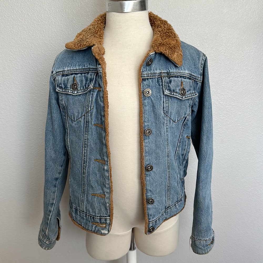 Star Ride kids vintage denim jean jacket size medium 10/12